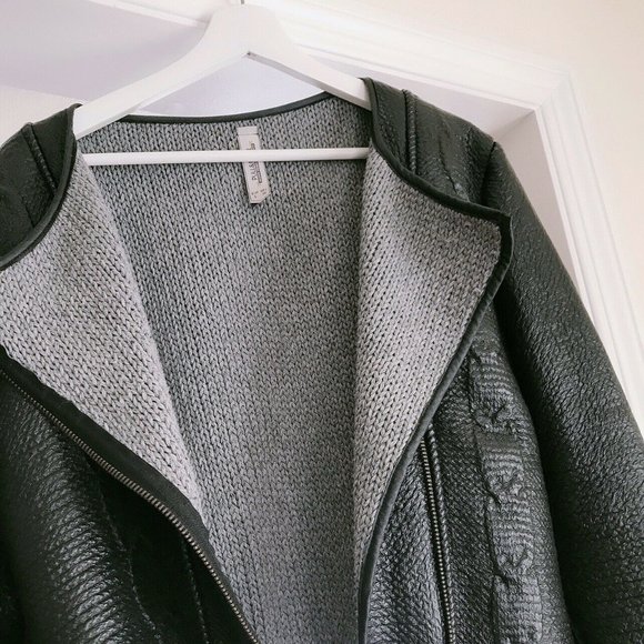 Preowned Pull and Bear Faux Leather Womens Jacket - Picture 5 of 5